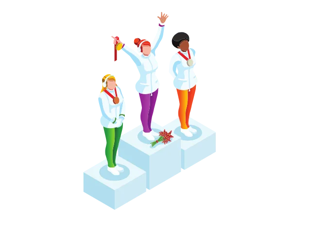Une personne sur un podium qui suit une formation en massage sportif à Nice