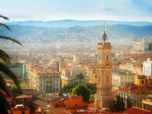 Photo du vieux Nice vue de la colline du château